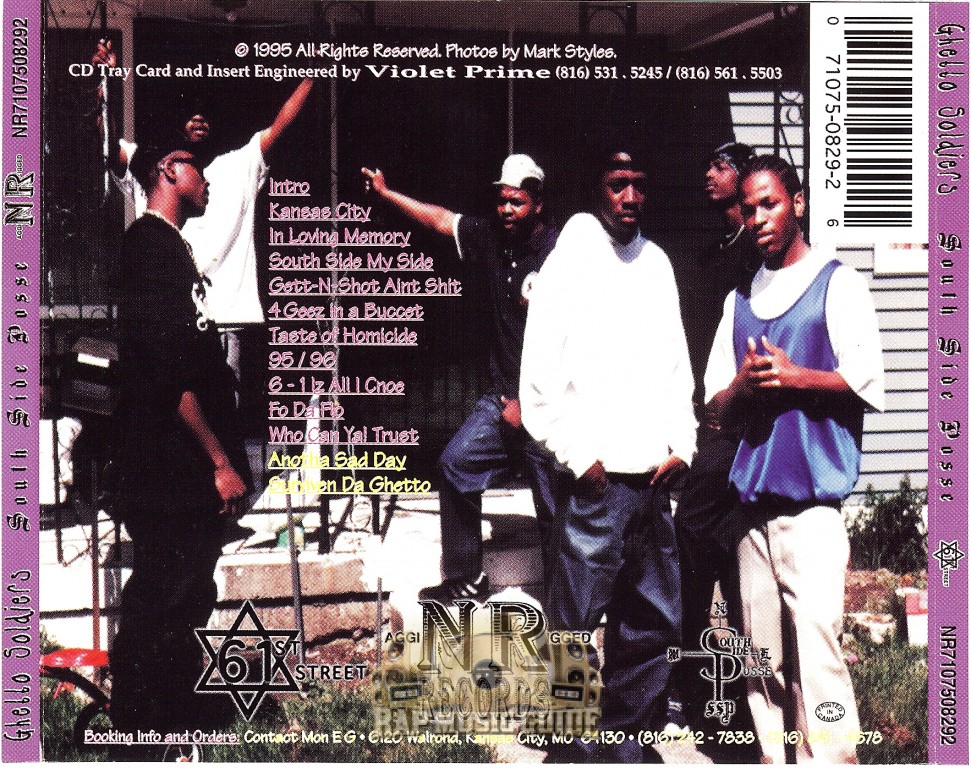 South Side Posse - Ghetto Soldiers: CD | Rap Music Guide